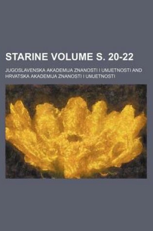 Cover of Starine Volume S. 20-22