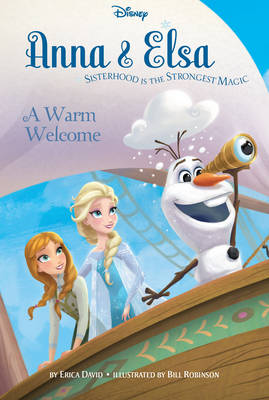 Book cover for Disney Frozen Anna & Elsa A Warm Welcome