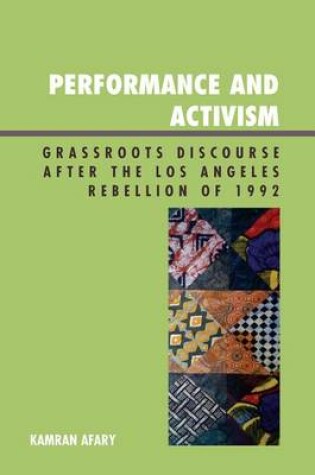 Cover of Performance and Activism