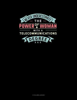 Cover of Never Underestimate The Power Of A Woman With A Telecommunications Degree