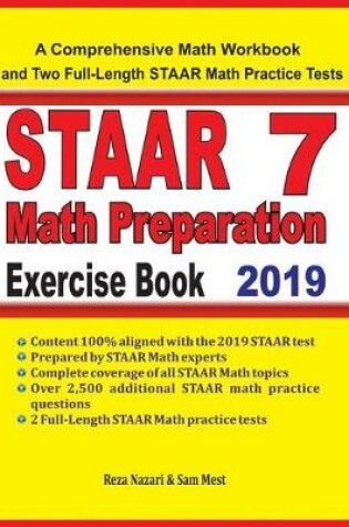 Cover of STAAR 7 Math Preparation Exercise Book