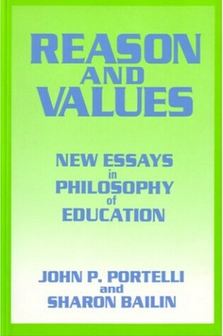 Cover of Reason and Values