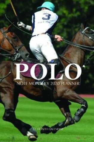 Cover of Polo Note Monthly 2020 Planner 12 Month Calendar