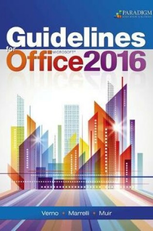 Cover of Guidelines for Microsoft Office 2016