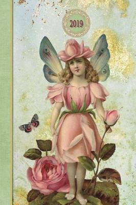 Book cover for 2019 Planner - Pink Rose Fairy