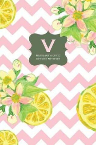 Cover of Monogram Journal V - Dot Grid Notebook