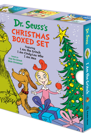 Cover of Dr. Seuss's Christmas 3-Book Boxed Set: I Am the Grinch, I Am Cindy-Lou Who; I Am Max