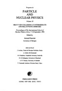 Cover of Progress in Particle and Nuclear Physics, Volume 30
