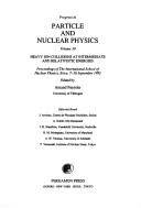 Book cover for Progress in Particle and Nuclear Physics, Volume 30