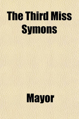 Book cover for The Third Miss Symons