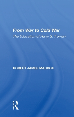 Book cover for From War to Cold War