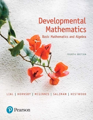 Book cover for Mylab Math with Pearson Etext -- 18-Week Student Access Card -- For Developmental Mathematics