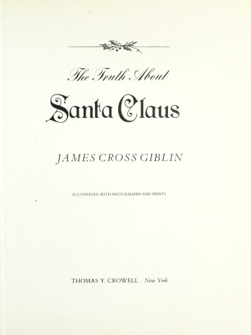 Book cover for Truth about Santa Claus HB
