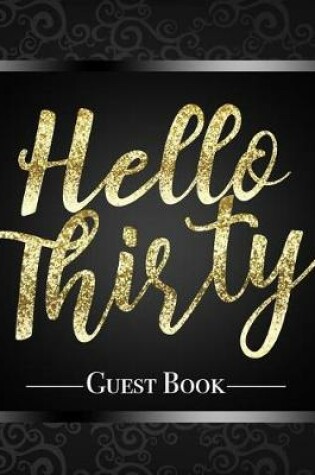 Cover of Hello Thirty Guest Book