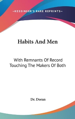 Book cover for Habits And Men