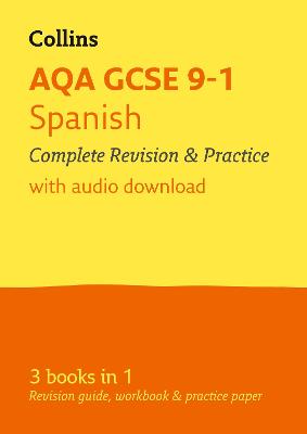 Book cover for AQA GCSE 9-1 Spanish All-in-One Complete Revision and Practice