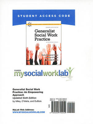 Book cover for MyLab Social Work -- Standalone Access Card -- for Generalist Social Work Practice