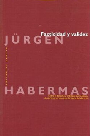 Cover of Facticidad y Validez