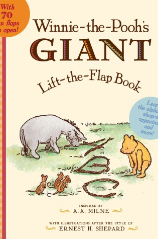 Cover of Winnie the Pooh's Giant Lift the-Flap