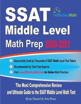 Book cover for SSAT Middle Level Math Prep 2020-2021