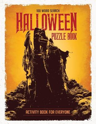 Cover of 100 Halloween Word Search Puzzle Book