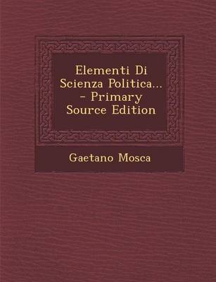 Book cover for Elementi Di Scienza Politica...