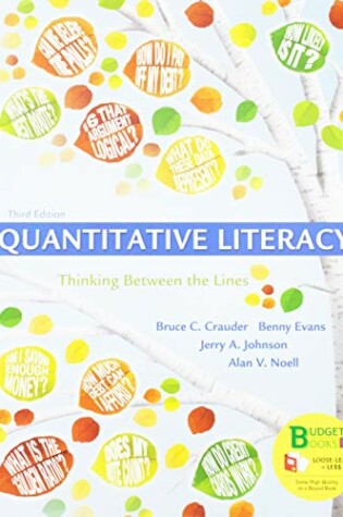 Cover of Loose-Leaf Version for Quantitative Literacy 3e & Webassign Homework for Quantitative Literacy (Six-Month Access) 3e