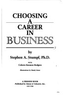 Book cover for Choosing a Career in Business