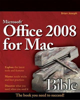 Book cover for Microsoft Office 2008 for Mac Bible