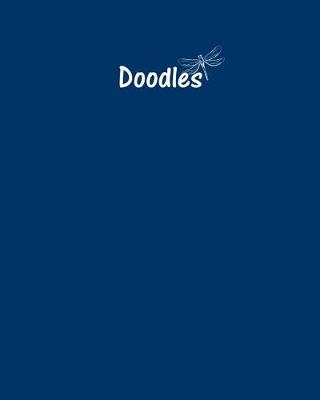 Book cover for Doodles Journal - Great for Sketching, Doodling or Planning with Navy Blue Cover