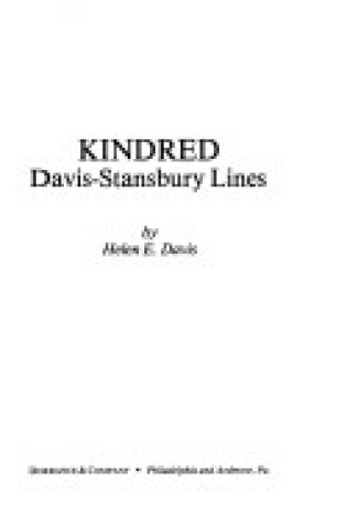 Cover of Kindred