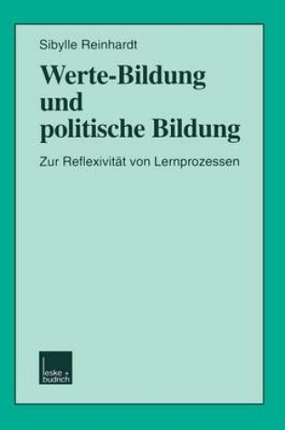 Cover of Werte-Bildung und politische Bildung