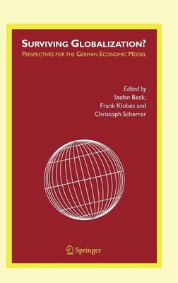 Book cover for Surviving Globalization?: Perspectives for the German Economic Model