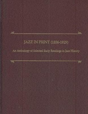 Book cover for Jazz in Print (1859-1929)