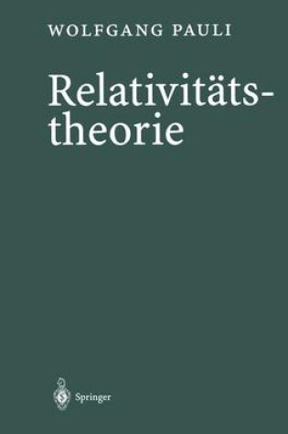 Cover of Relativitätstheorie