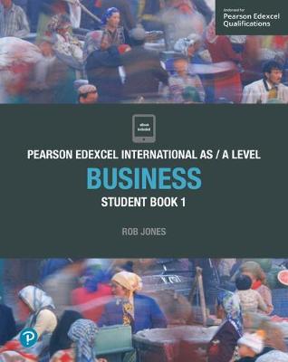 Book cover for Pearson Edexcel International AS Level Business Student Book