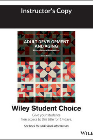 Cover of Adult Development and Aging: Biopsychosocial Perspectives, 6e Evaluation Copy