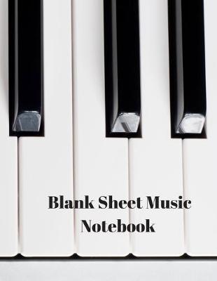 Book cover for Blank Sheet Music Notebook