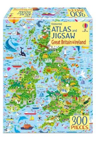 Cover of Usborne Atlas & Jigsaw Great Britain & Ireland