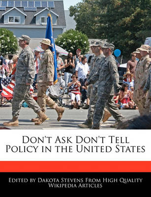 Book cover for Don't Ask Don't Tell Policy in the United States