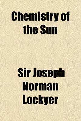 Book cover for Chemistry of the Sun