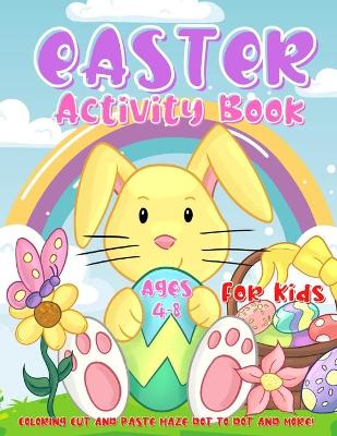 Book cover for Easter Activity Book for Kids Ages 4-8