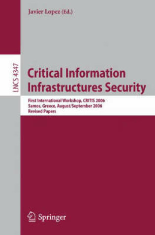 Cover of Critical Information Infrastructures Security