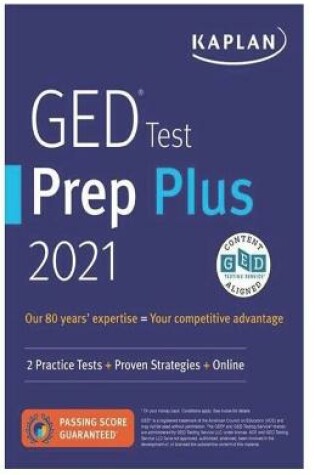 Cover of GED Test Prep Plus 2021