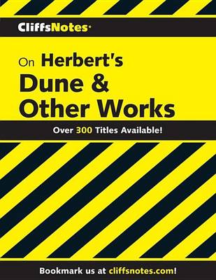 Book cover for Cliffsnotes on Herbert's Dune & Other Works