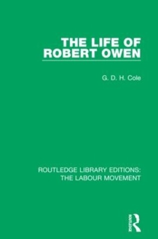 Cover of The Life of Robert Owen