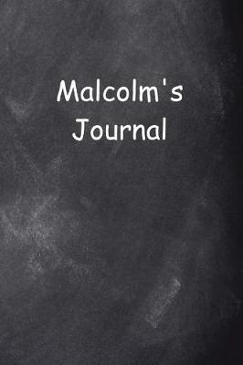 Book cover for Malcolm Personalized Name Journal Custom Name Gift Idea Malcolm