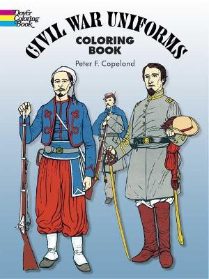 Book cover for Civil War Uniforms Coloring Book