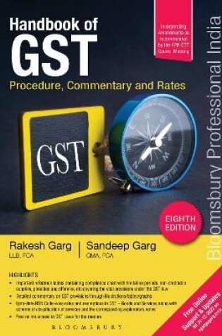 Cover of Handbook of GST Procedure, Commentary and Rates, 8e