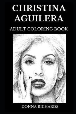 Cover of Christina Aguilera Adult Coloring Book